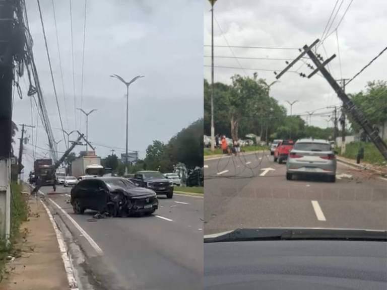 Acidente de Trânsito: trânsito lento na Av. do Turismo hoje