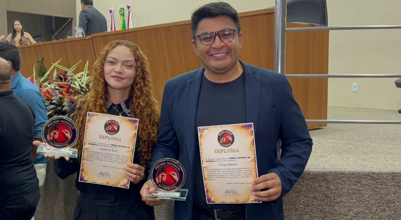 Repórteres do Portal CM7 Brasil destacam-se no Prêmio Notáveis