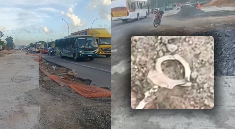 Trânsito e sangue: desvio na BR-101 após crime brutal