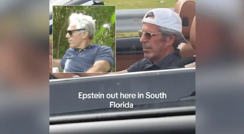 Morador da Flórida filma homem "muito parecido com Jeffrey Epstein"