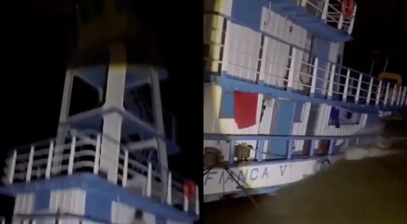 Pânico e desespero: naufrágio no Rio Amazonas em pleno tempestade