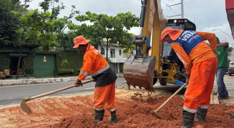 Prefeitura de Manaus reforça drenagem para evitar alagamentos
