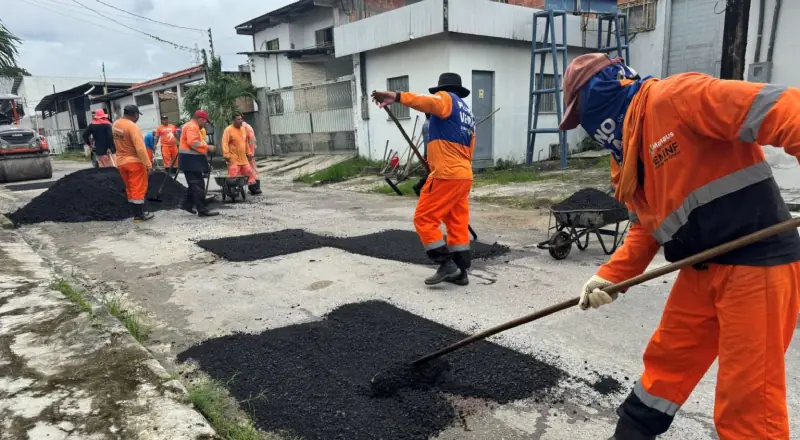 Prefeitura de Manaus leva novo asfalto ao bairro Mauazinho e facilita o trânsito