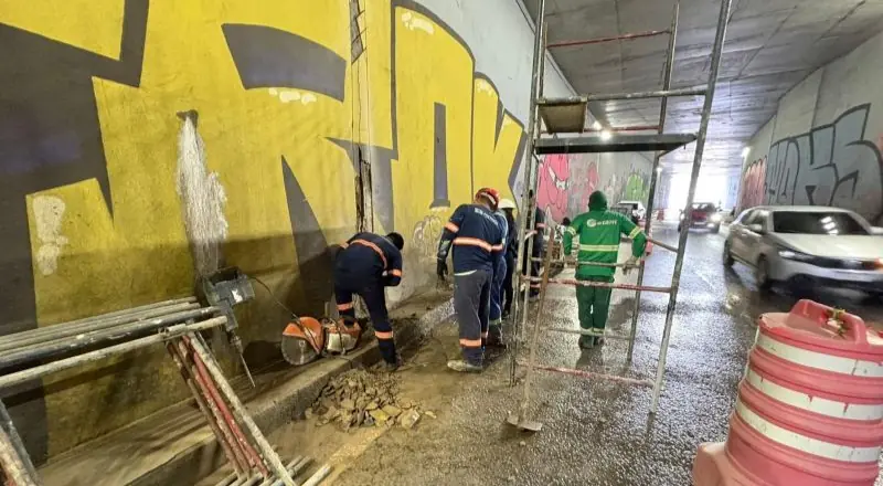 Manutenção no Complexo Viário Rei Pelé melhora trânsito na região