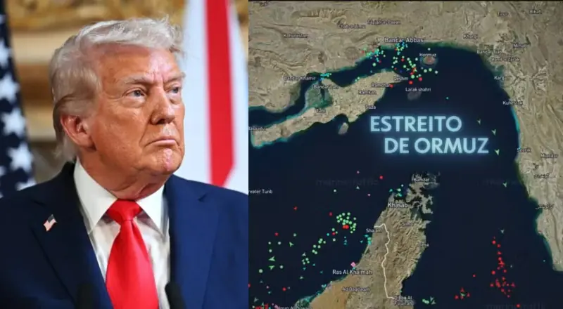 Trump afirma que começou o processo de limpeza no Estreito de Ormuz
