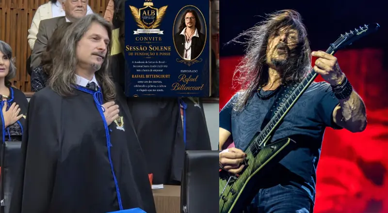 Rafael Bittencourt, guitarrista, é Imortal da Academia de Letras