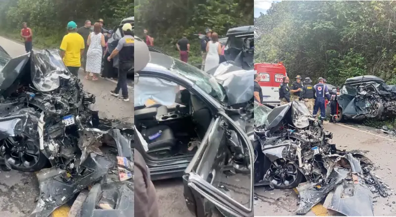 Acidente horrível na BR-174 deixa mulher morta e vítimas feridas