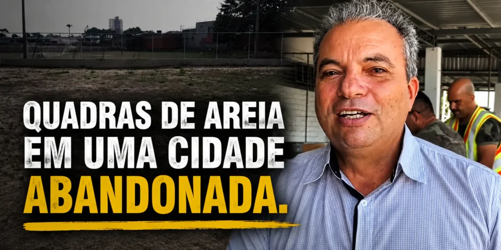 Enquanto moradores enfrentam lama e buracos, Ivon Rates investe em esporte.