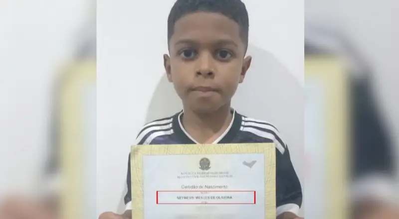 Pai queria Messi, mãe queria Neymar: O menino que viralizou
