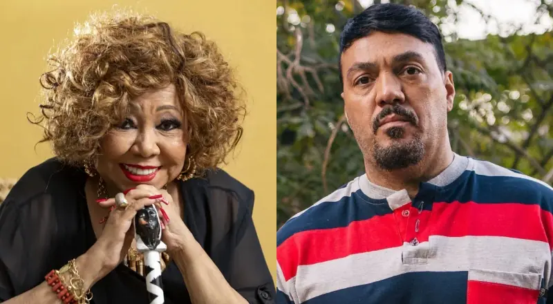Alcione explica confusão do hino nacional ao lado de Belo
