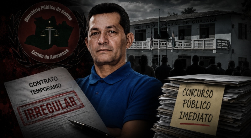 A casa caiu para Adaildo Melo: MPC-AM pede concurso em Guajará