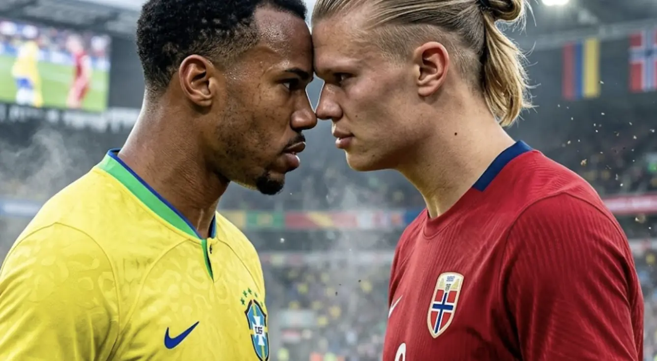 Duelo de gigantes: Gabriel Magalhães e Haaland em ação decisiva