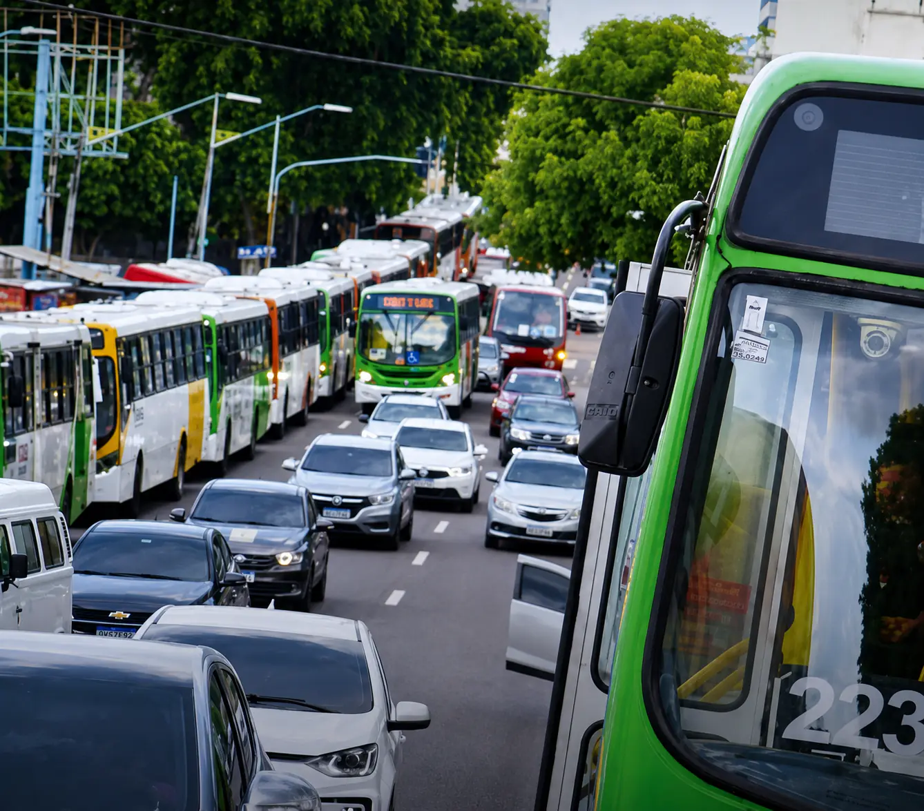Dia de sufoco: Consequências da greve de ônibus em Manaus
