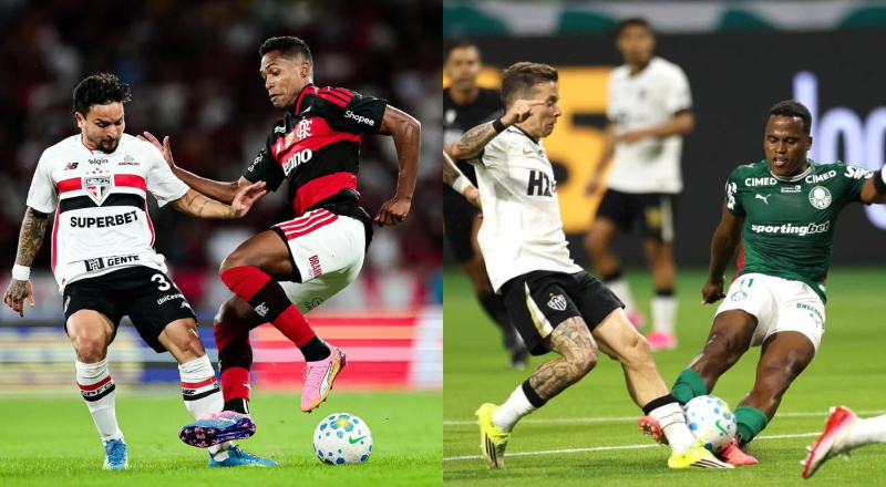 Brasileirão: São Paulo empata com Flamengo e Palmeiras cai com falhas