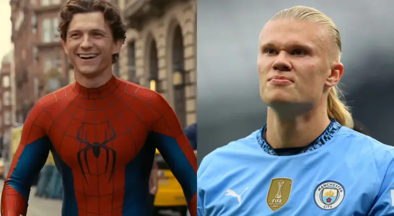 “Não sabia quem era”: Haaland comenta sobre Tom Holland.
