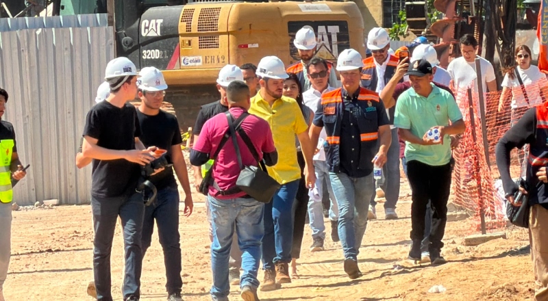 Prefeito Renato Júnior acompanha progresso no Complexo do Passarão