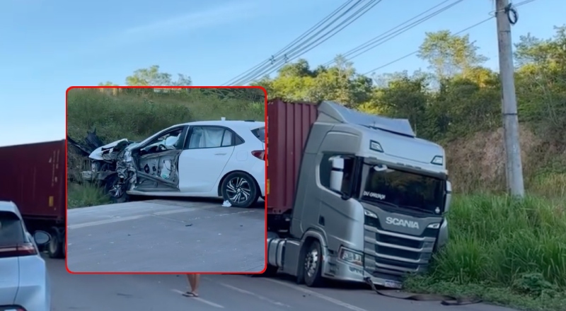 Acidentes deixam a BR-174 bloqueada; saiba como evitar congestionamento