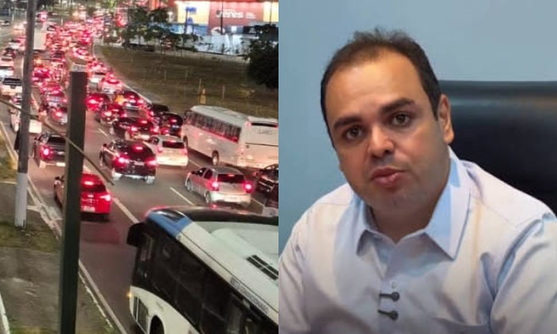 Convenção de Roberto Cidade causa transtorno na Torquato Tapajós