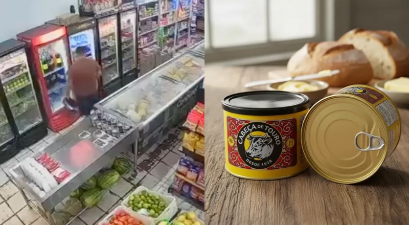 Haja pão: homem furta potes em mercadinho no Novo Aleixo