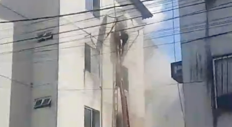 Incêndio atinge apartamentos do Viver Melhor 3 e deixa feridos