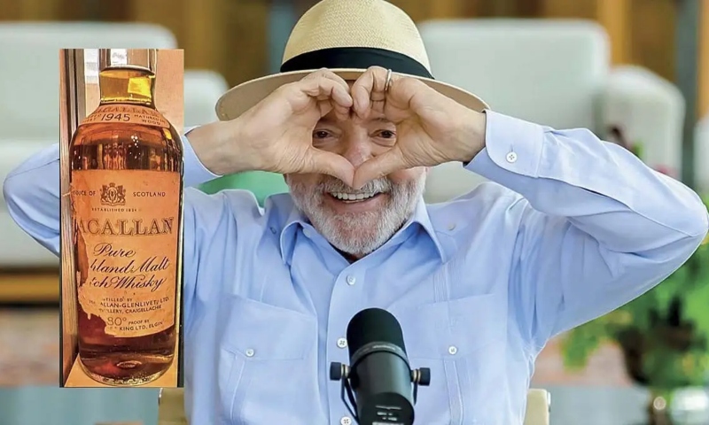 Vorcaro escolheu whisky avaliado em R$ 500 mil para Lula