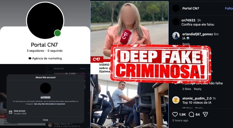Criminosos: oposição usa Deep Fake e IA contra David Almeida