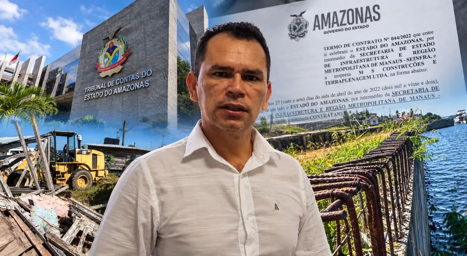 Estrutura inacabada: MPAM investiga obra de R$ 5 milhões