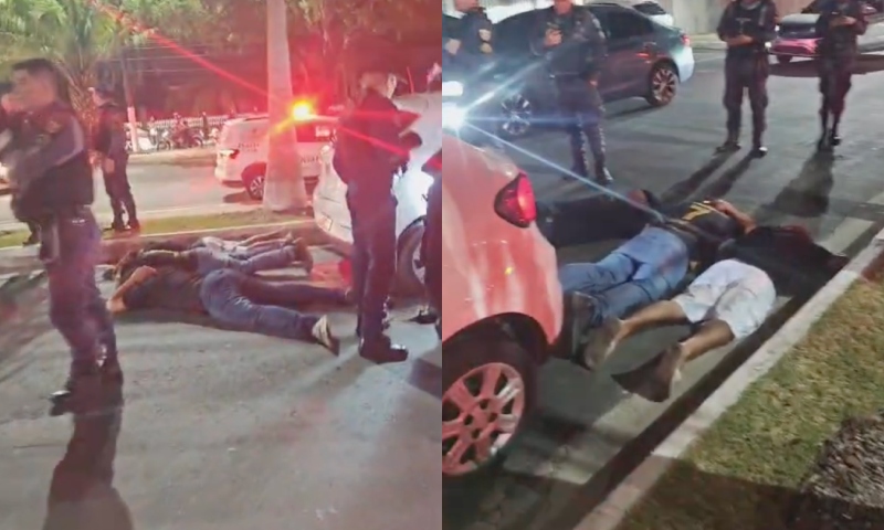 Trio suspeito de fazer arrastões na Ponta Negra é preso em ação