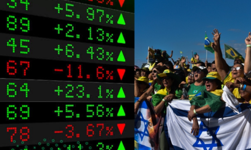 Ibovespa dispara e beira recorde histórico com Flávio em alta